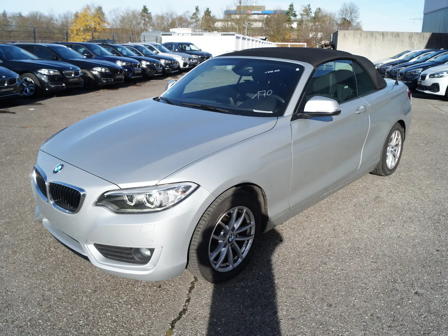BMW 218 218i Cabrio * Navi * Xenon * Hifi * Durchlade * Silber - 1