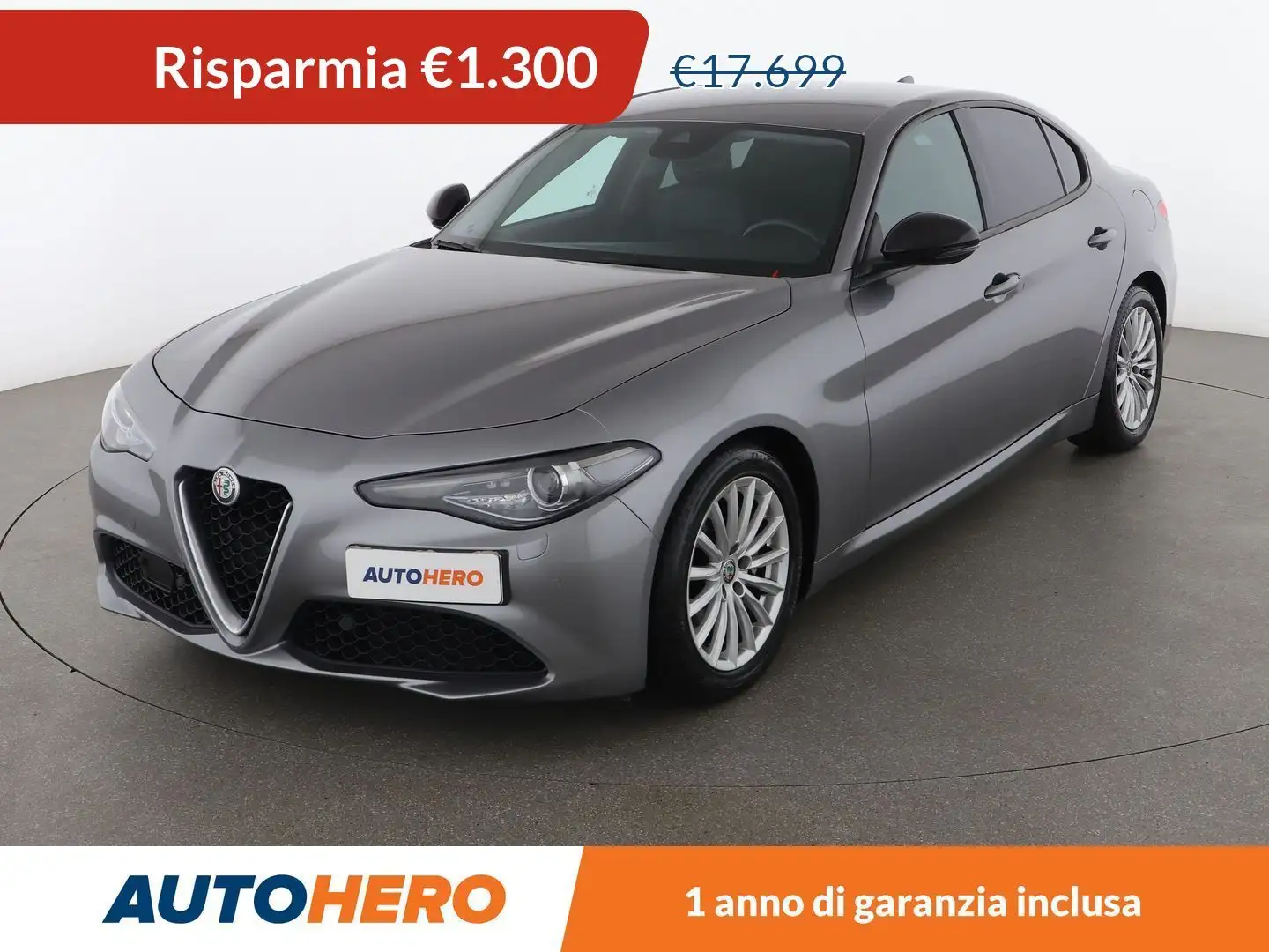 Alfa Romeo Giulia 2.2 JTDM Super 150 CV AT8 Grey - 1