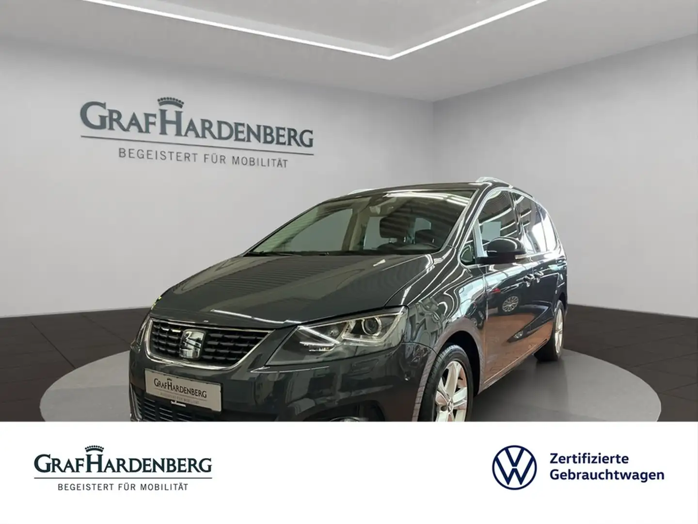 SEAT Alhambra Xcellence TDI DSG Navi AHK Xenon DCC Grau - 1