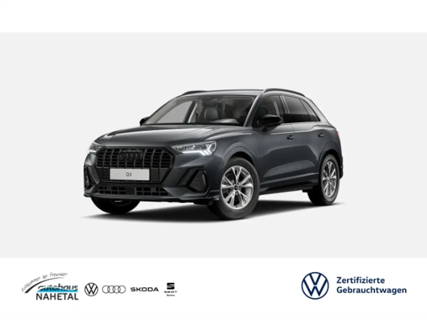 Audi Q3 35TFSI S-LINE BUSINESS *AKTION* AHK LED NAVI+ RÜFA Grau - 1