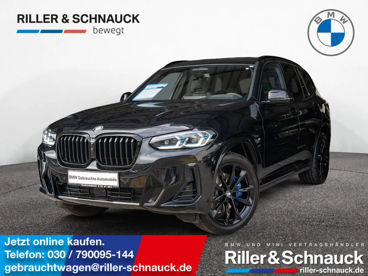 BMW X3 xDrive 30d M-Sport STANDHZG+H/K°+LEDER+PAN Schwarz - 1
