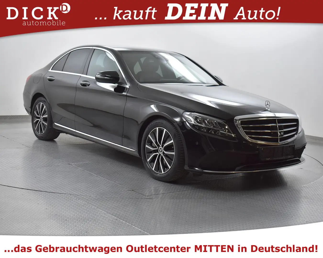 Mercedes-Benz C 300 d Avantg EXCLUS+LEDER+NAVI+LED+STANDHZ+ACC Nero - 1