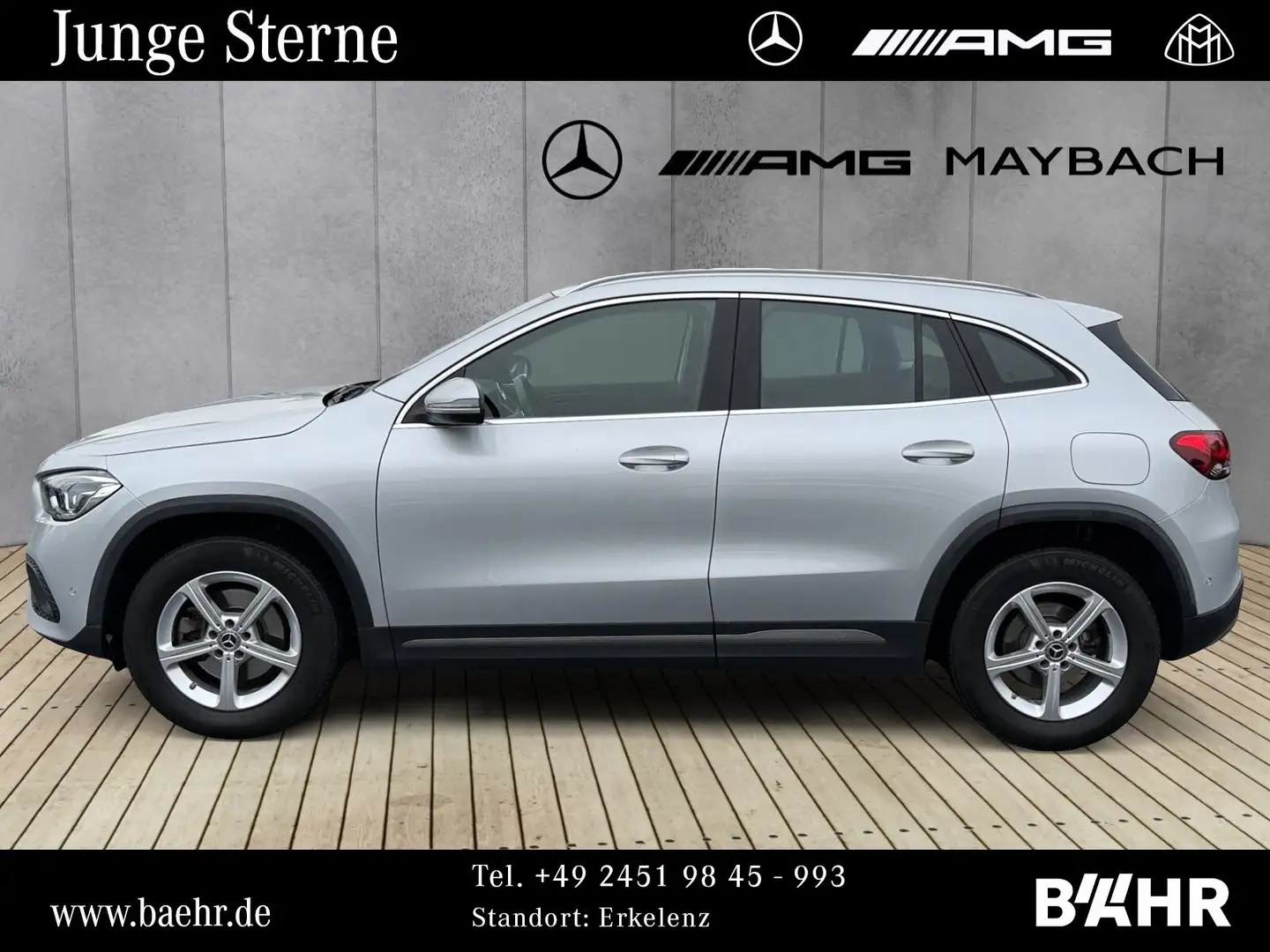 Mercedes-Benz GLA 200 GLA 200 d Progressive/MBUX/LED/AHK/RFK/LMR-17" Silber - 2