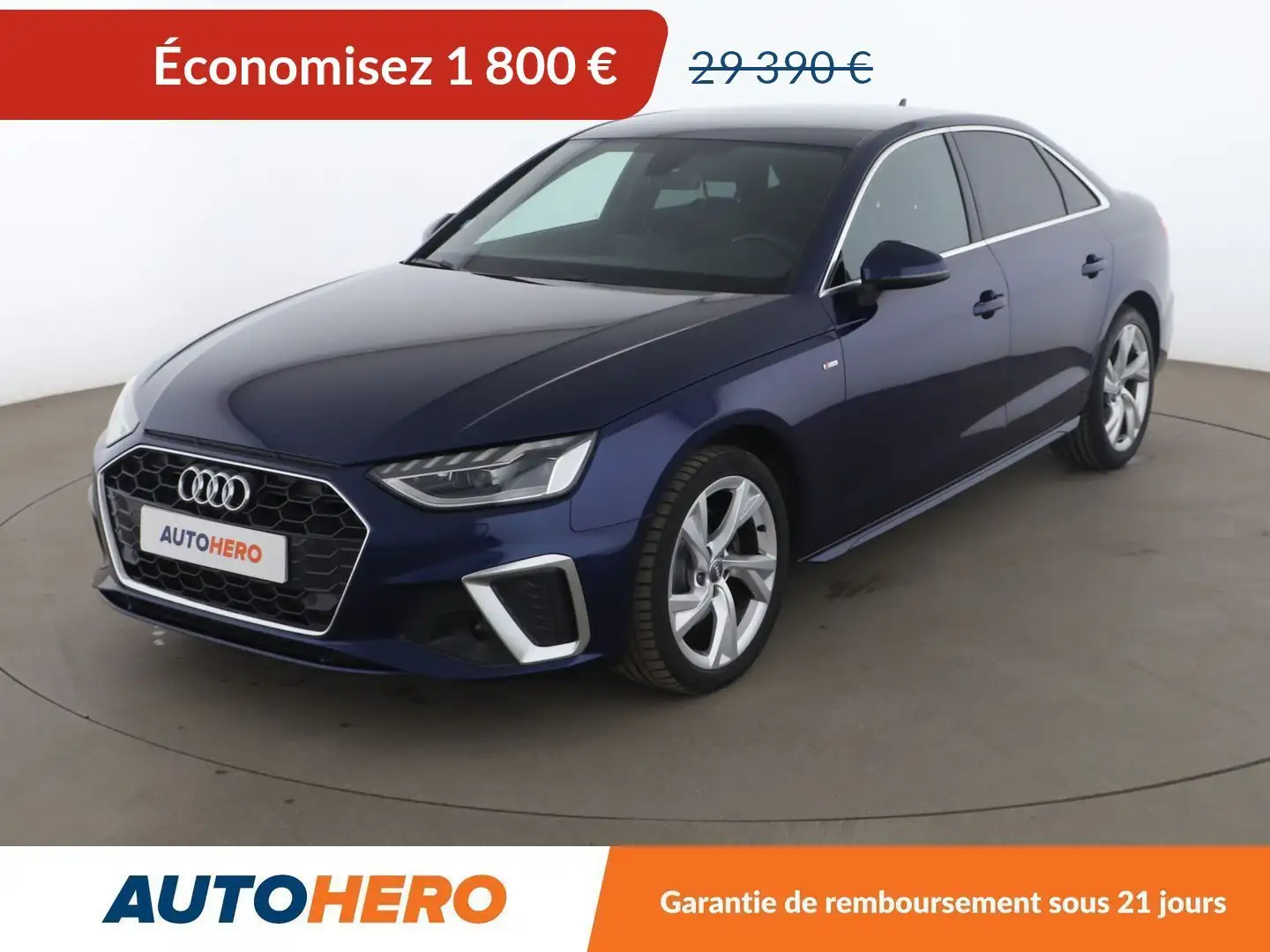 Audi A4 40 TFSI Ultra S Line S Tronic Bleu - 1