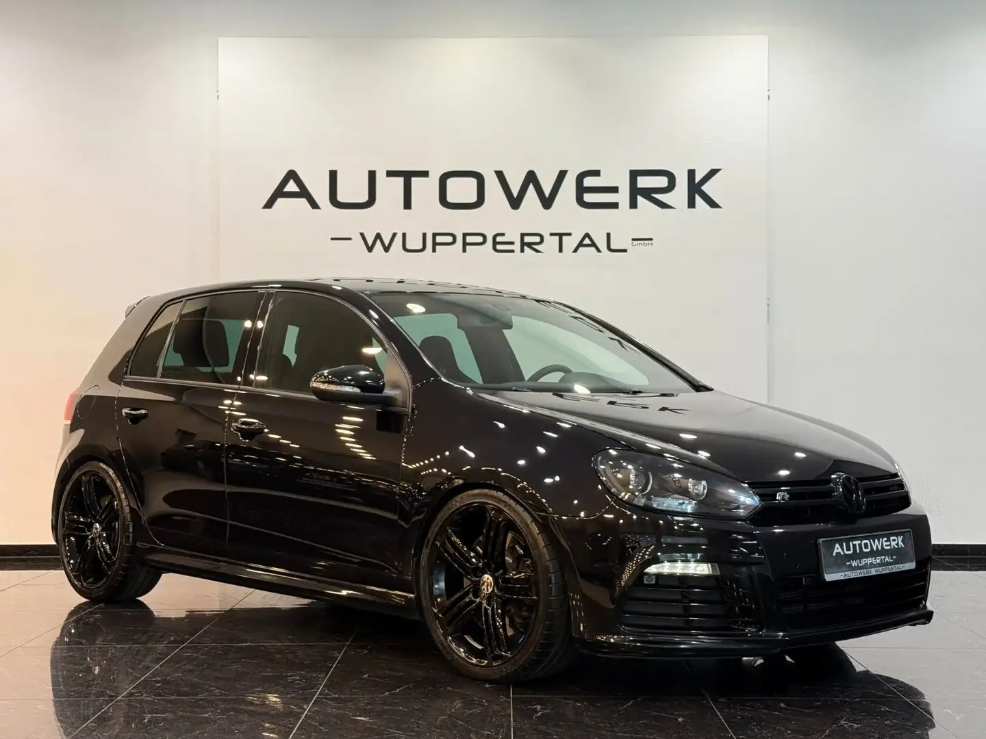 Volkswagen Golf VI R 4Motion*SCHALE*DYNAUDIO*H&R* Zwart - 1