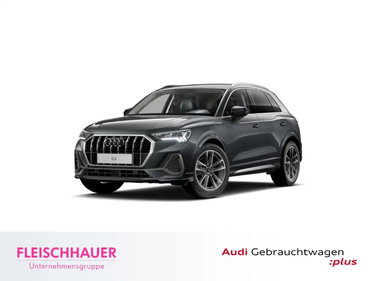Audi Q3 S line 35 TDI AHK LED virtual cockpit Navi Grau - 1