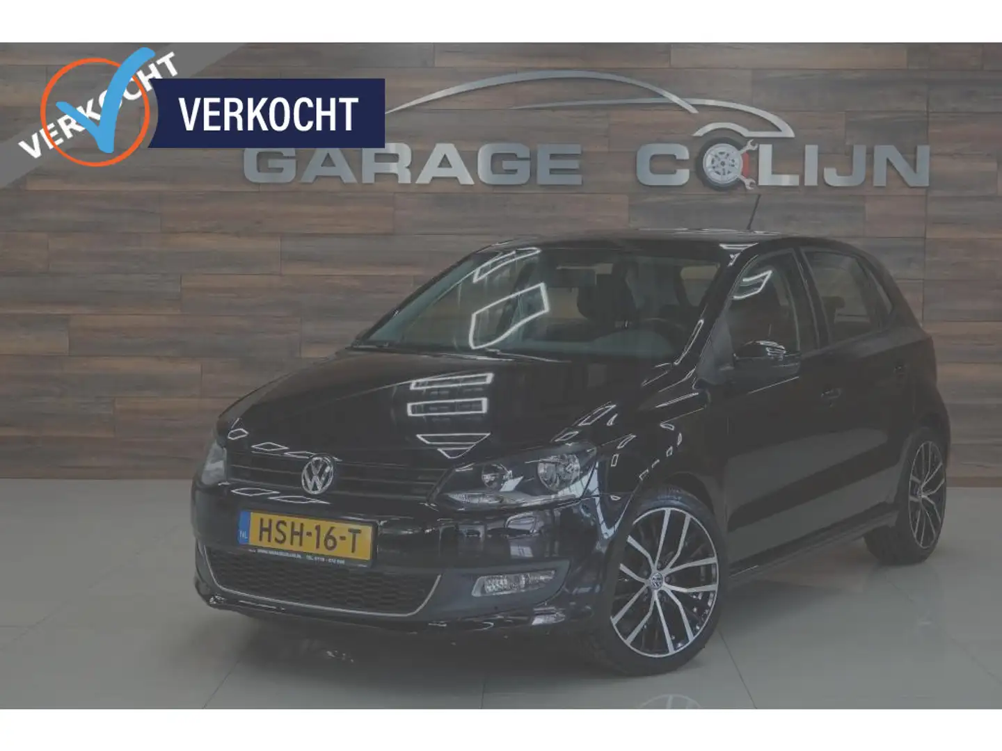 Volkswagen Polo 1.2 TSI Highline | STOELVERW. | AIRCO | VERKOCHT Zwart - 1