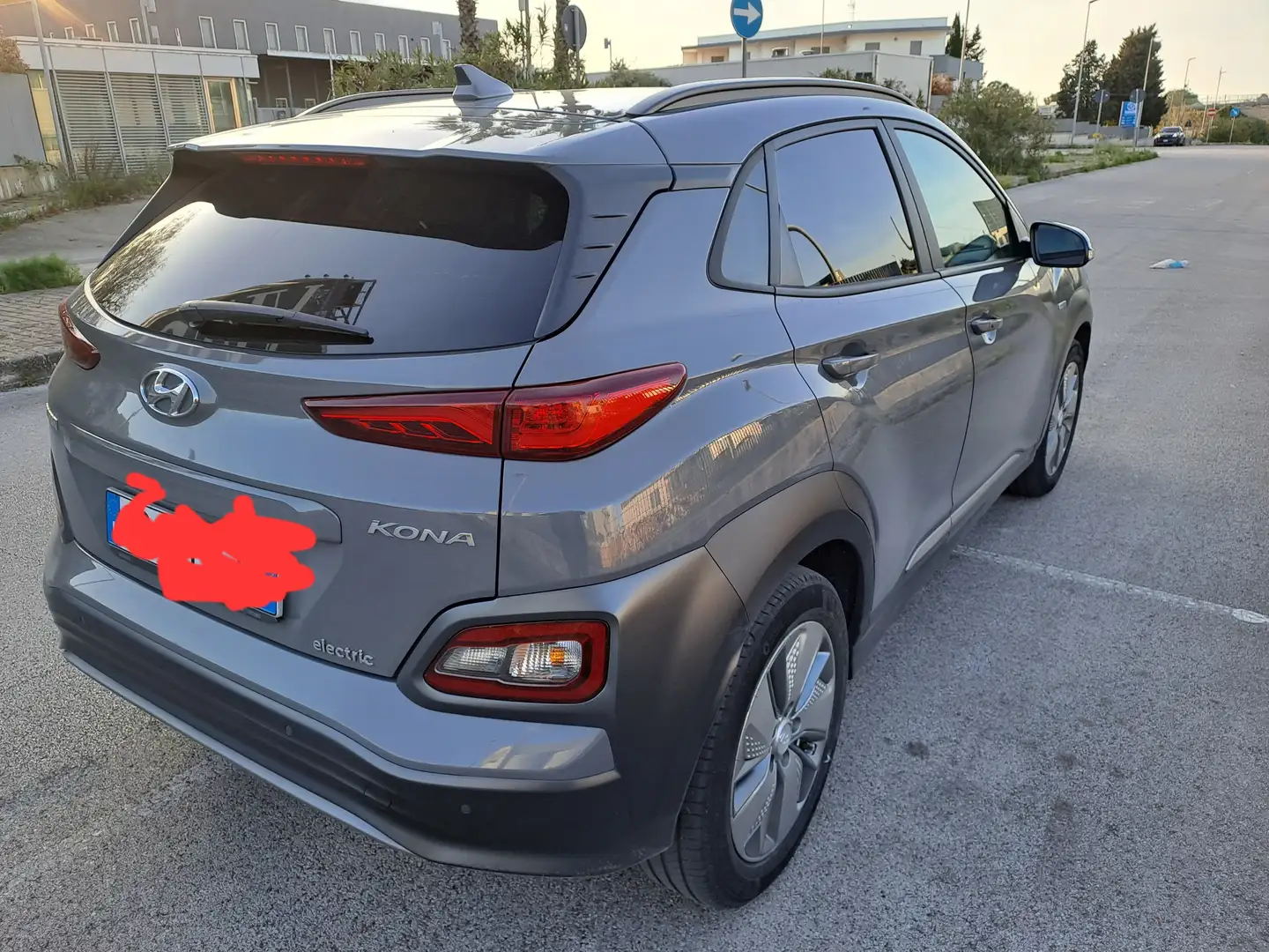 Hyundai KONA Kona Electric I 2018 39 kWh EV Xprime Grigio - 2