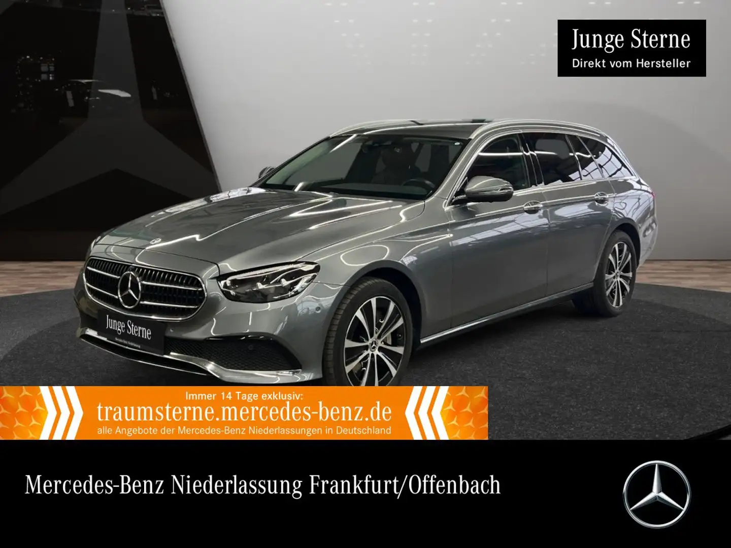 Mercedes-Benz E 300 de T 4M AVANTG+360+LED+FAHRASS+KEYLESS+9G Grau - 1