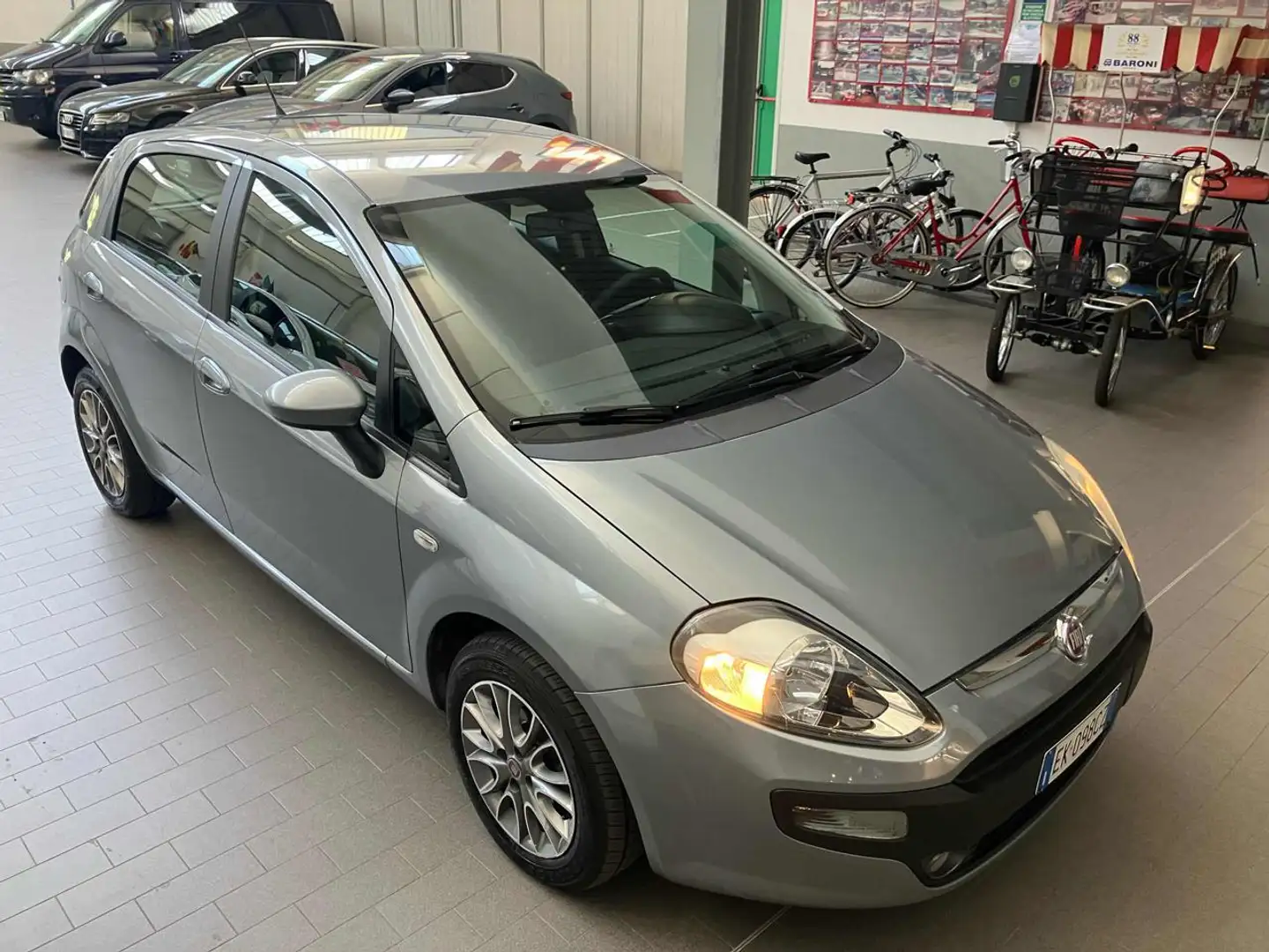 Fiat Punto Evo Dynamic - UnicoProPrieatario - km certificati Grijs - 1