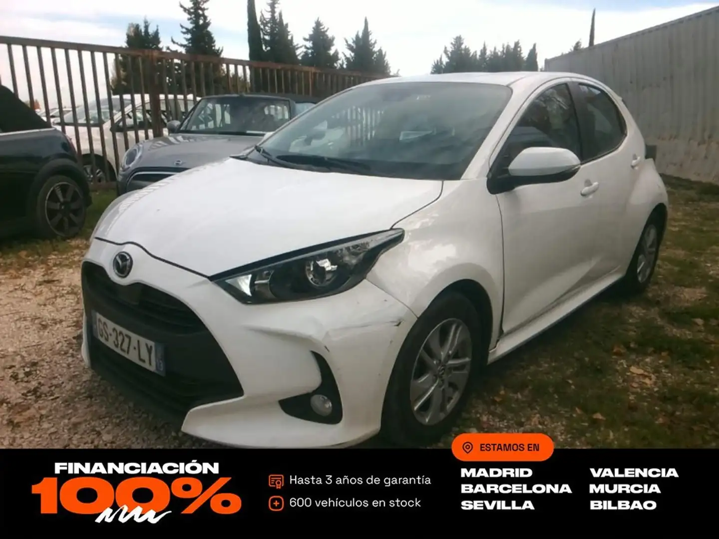 Mazda 2 e-SKYACTIV G 66kW Center-Line Convenienc Blanco - 1