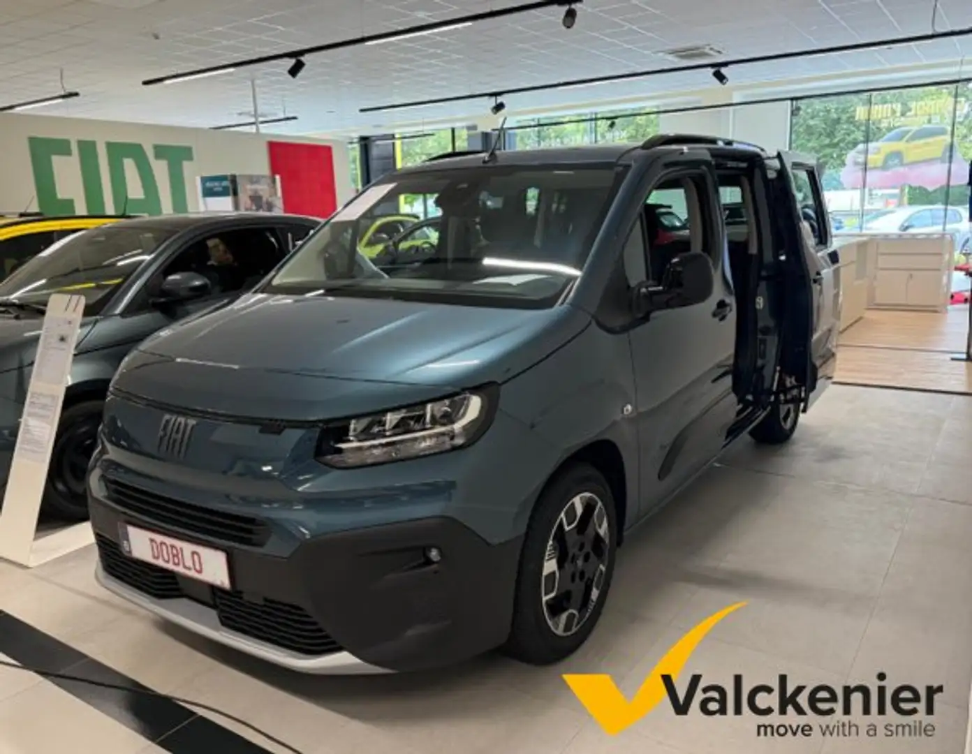 Fiat Doblo Doblo 1.2 Benzine - Magic Top Bleu - 1