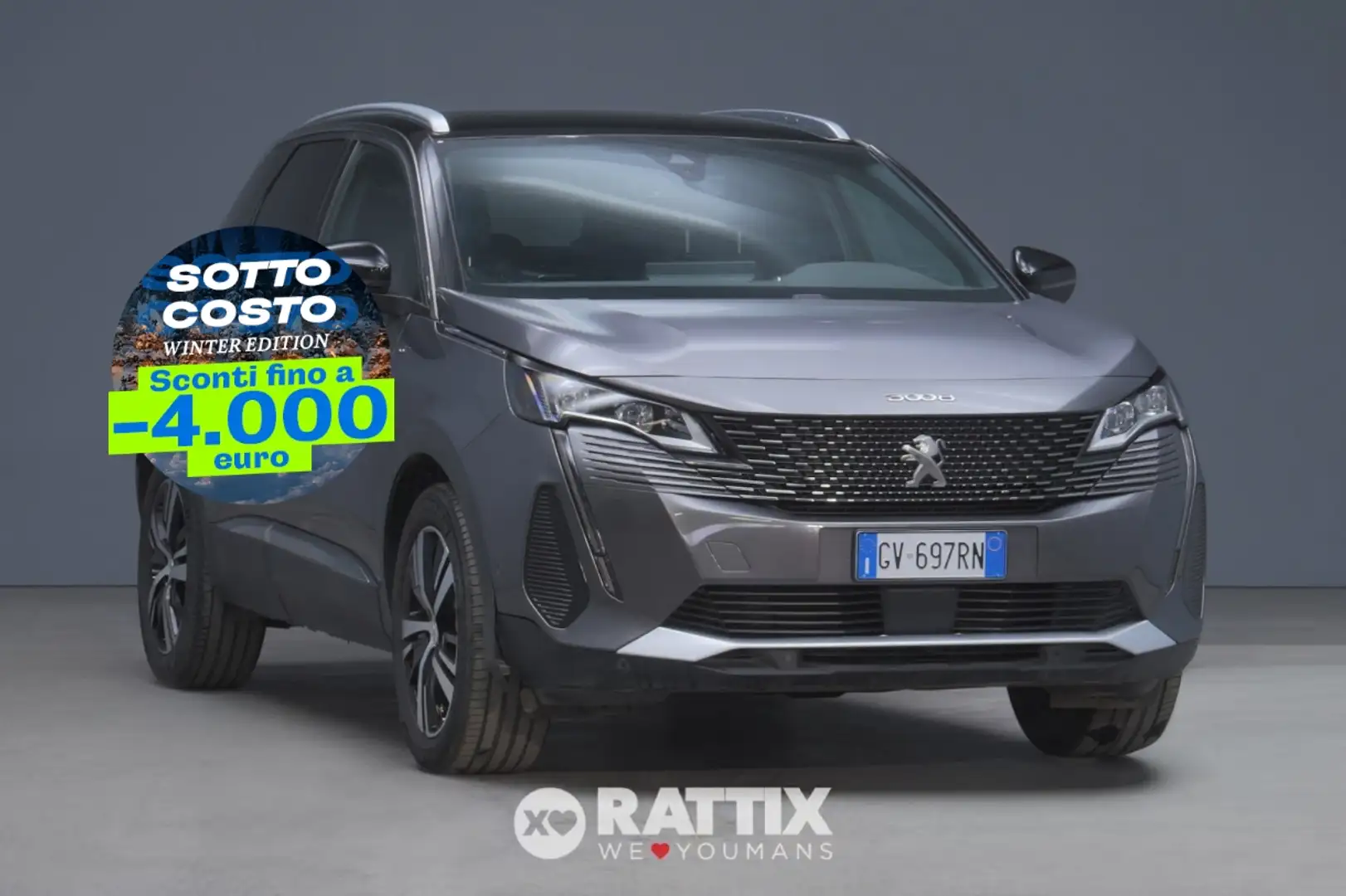 Peugeot 3008 1.2 Hybrid 48V 136CV GT e-DCS6 Grigio - 1