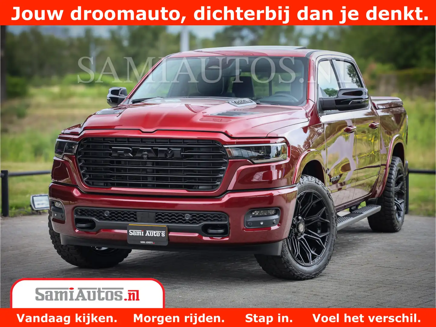 Dodge RAM 1500 Laramie Sport | 420HP 636NM | Stoere Sport en Rood - 1