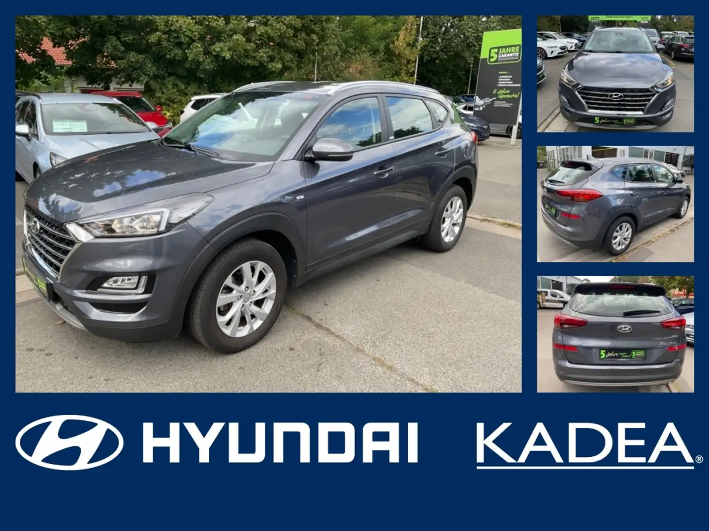 Hyundai TUCSON 1.6 CRDi Mild Hybrid SpurH,17''LM,Rückkam Grau - 1