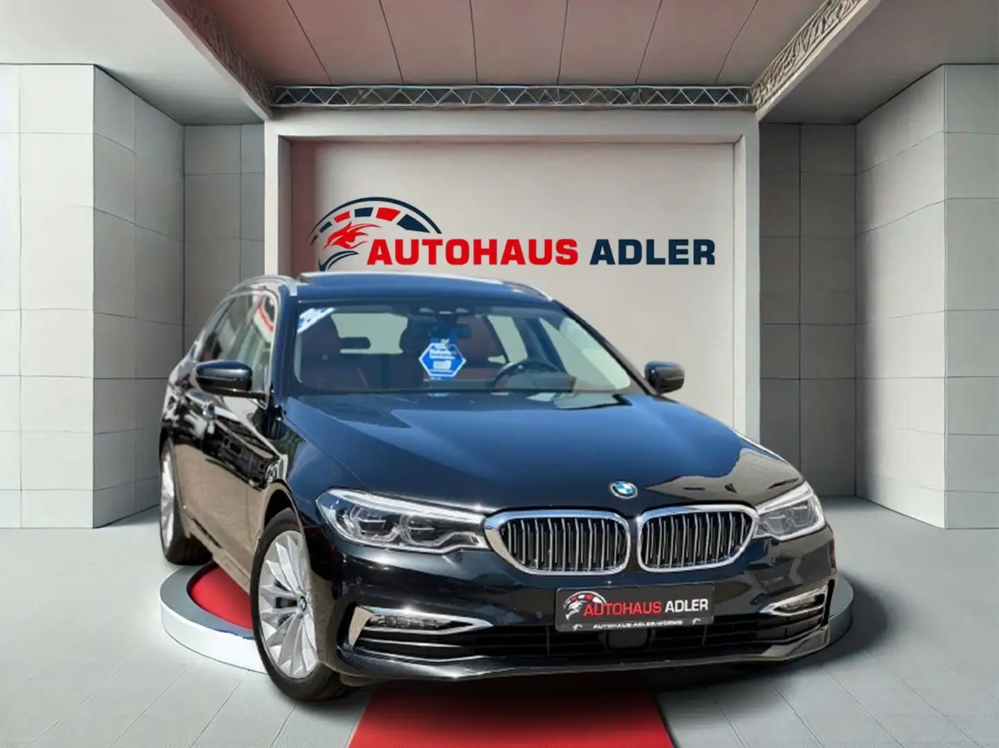 BMW 540 i xDrive Kombi*LUXURY LINE*KAMER*PANO*HUD*LED Zwart - 1