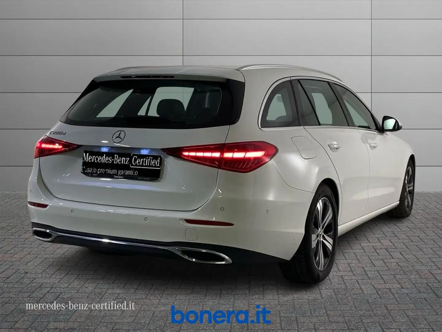 Mercedes-Benz C 200 C SW 200 d mhev Advanced auto Bianco - 2