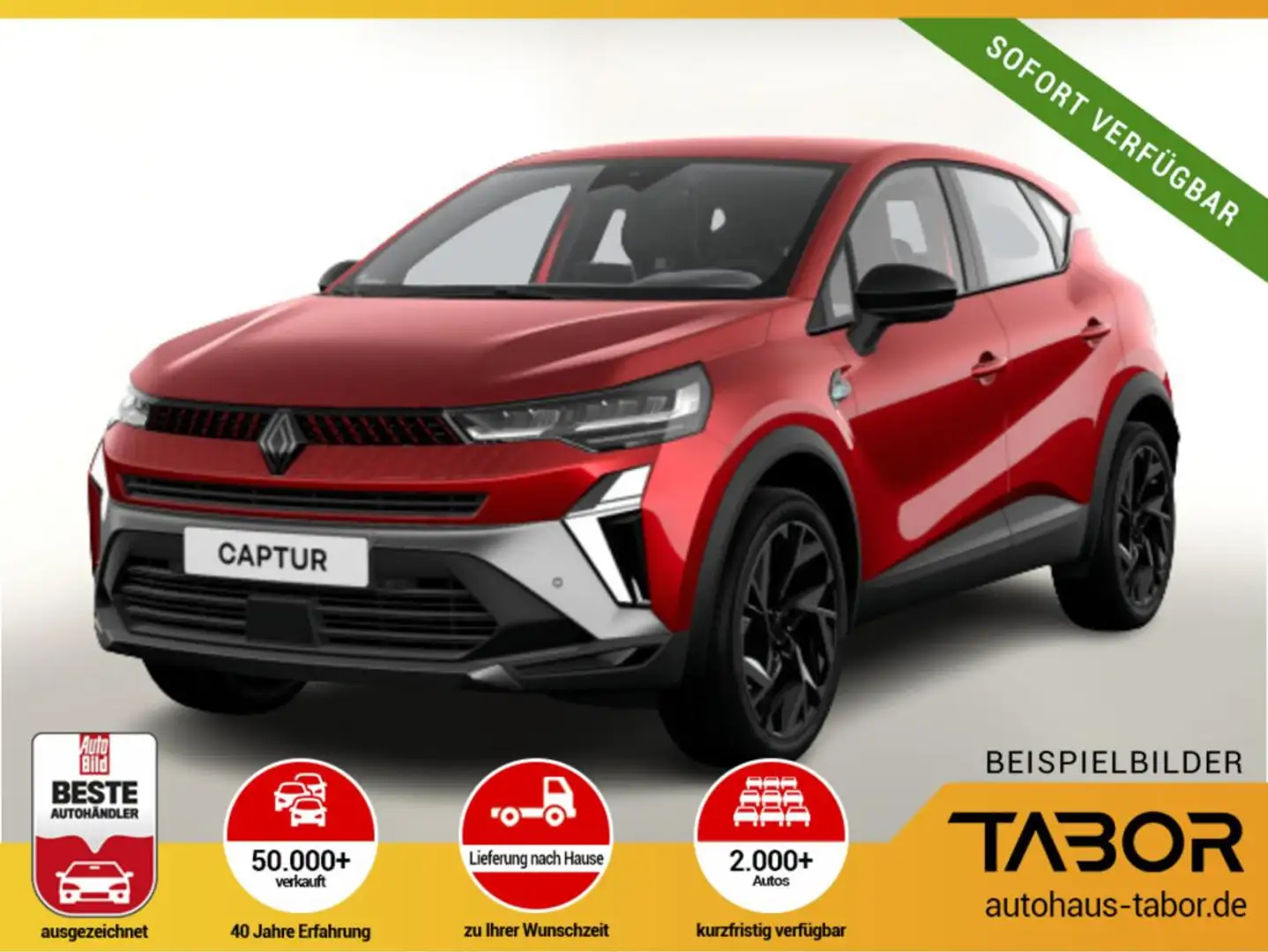 Renault Captur Esprit Alpine Mild Hybrid 160 EDC Rot - 1