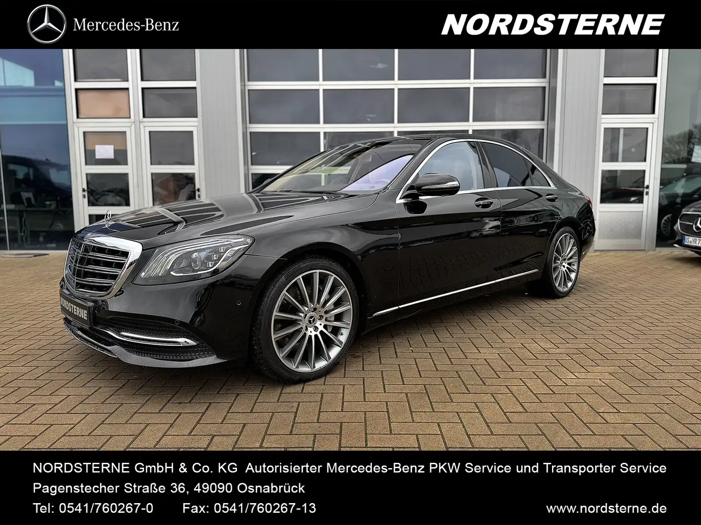 Mercedes-Benz S 560 S 560 4Matic BURMESTER+MEMORY+360°+HEADUP+SH+SL Schwarz - 1