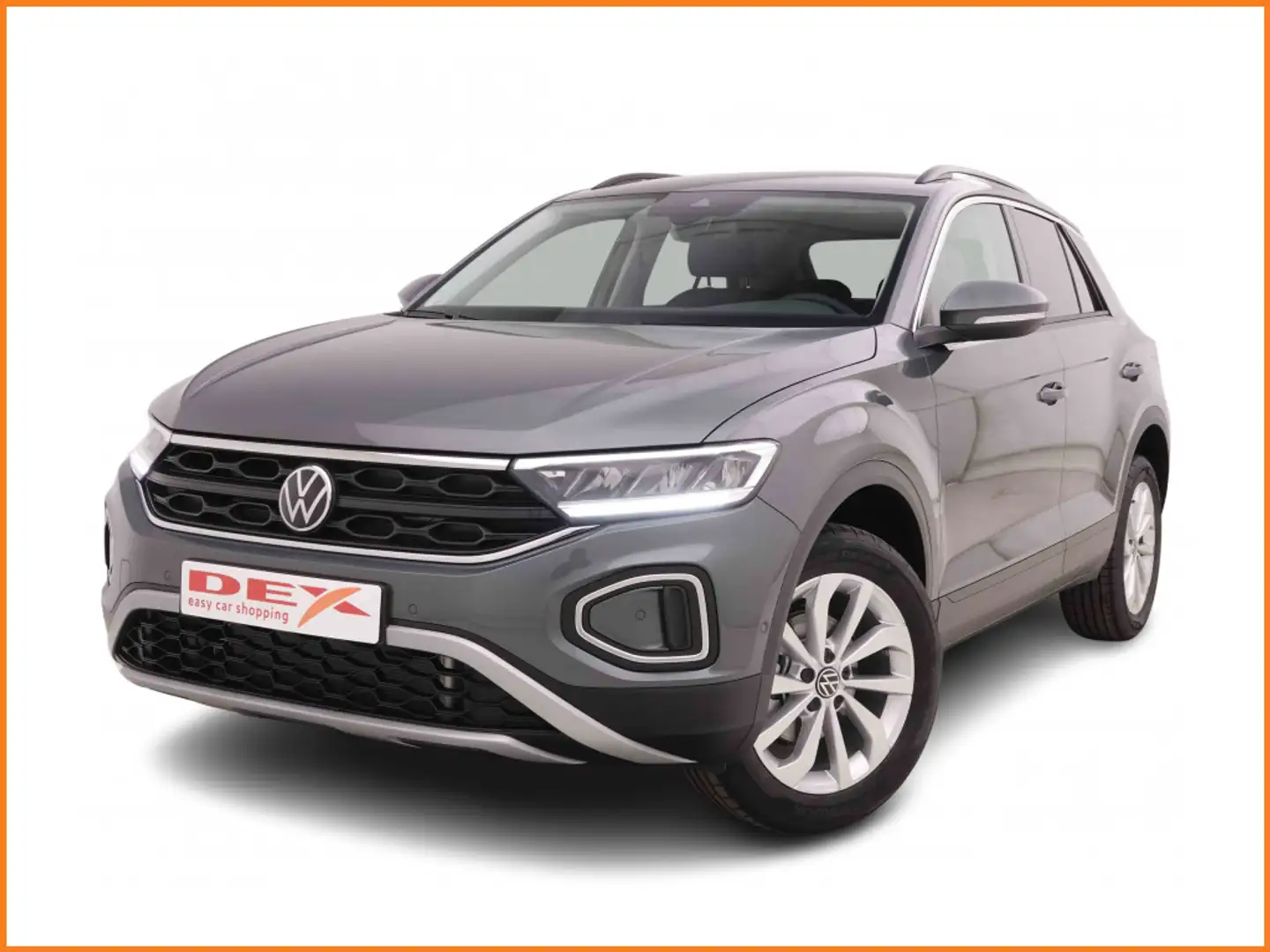 Volkswagen T-Roc 1.5 TSi 150 DSG Life + Carplay + Cam + LED + ALU17 Grijs - 1
