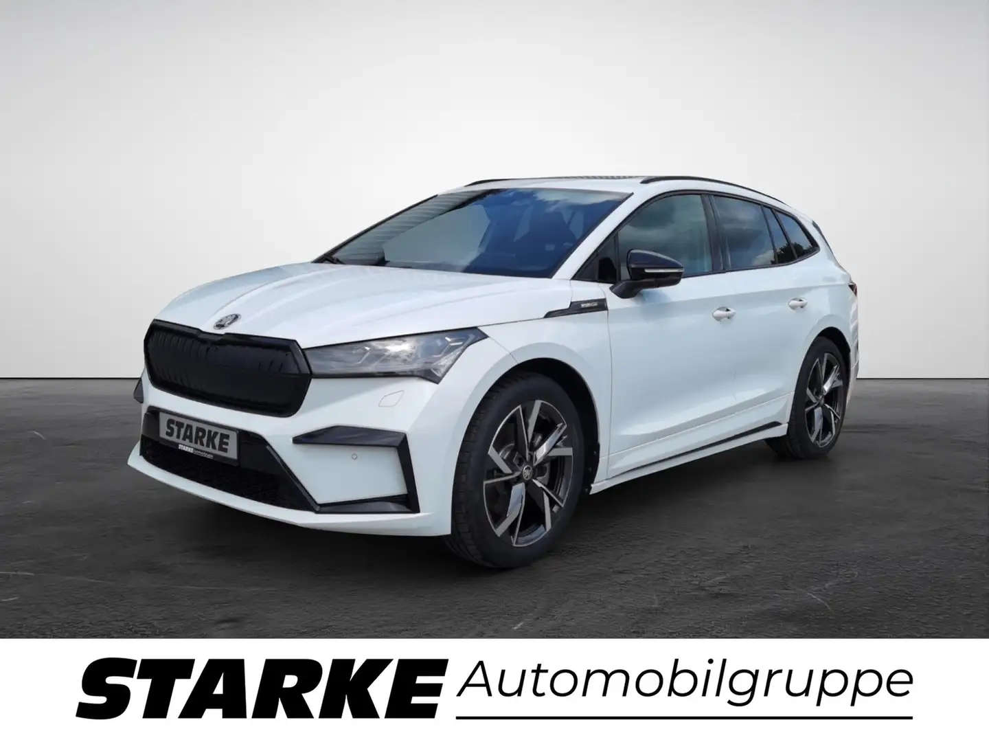 Skoda Enyaq 85 Sportline Weiß - 2