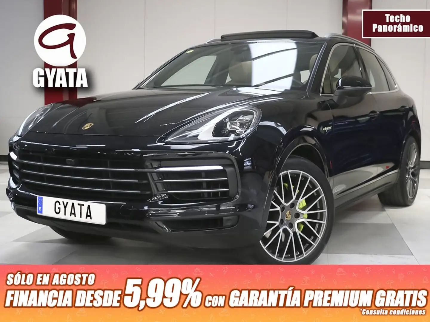 Porsche Cayenne E-Hybrid Aut. Negro - 1