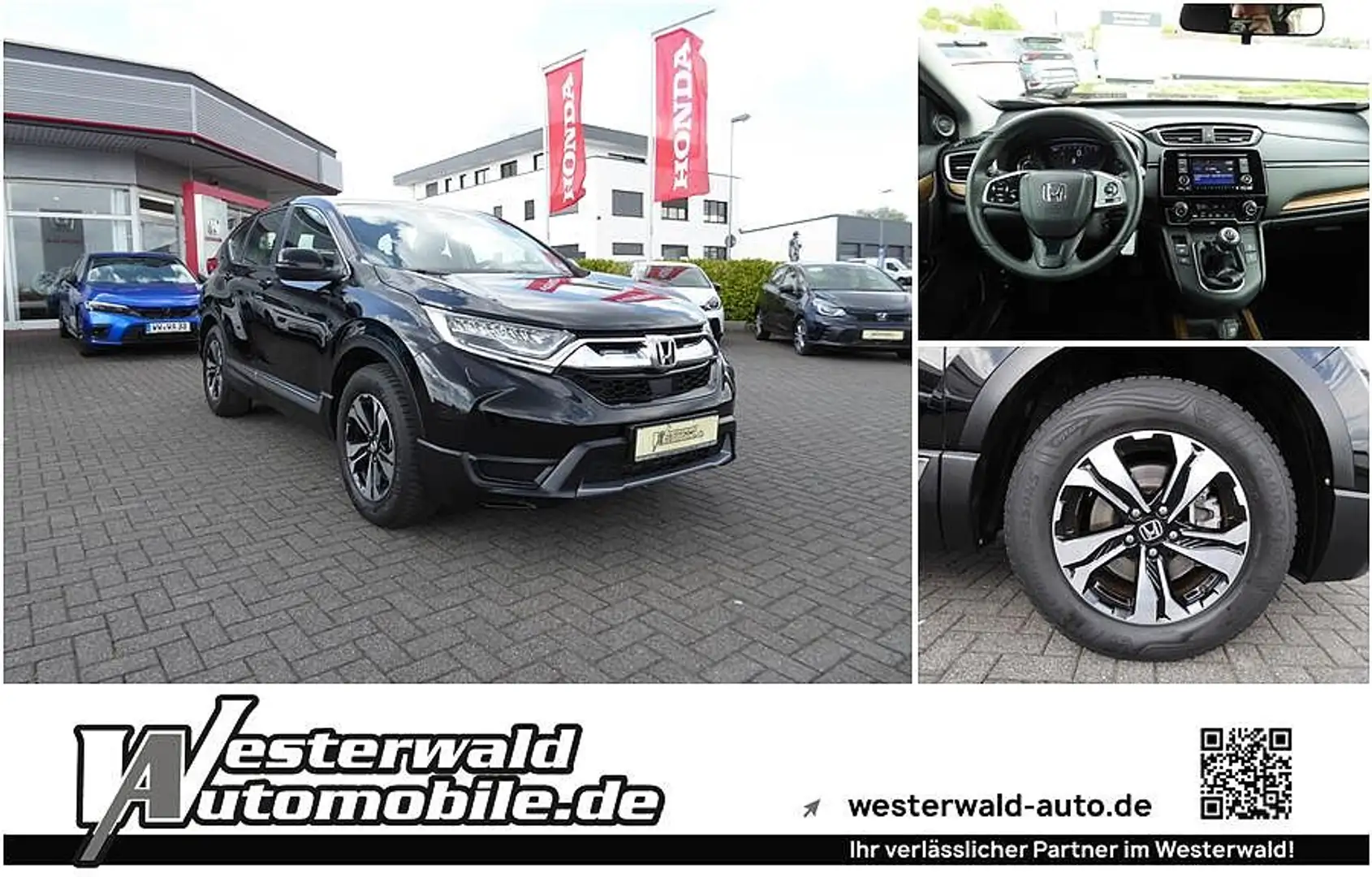 Honda CR-V 1.5T 2WD Comfort | 1. Hand | 2T Anhängelast Schwarz - 1