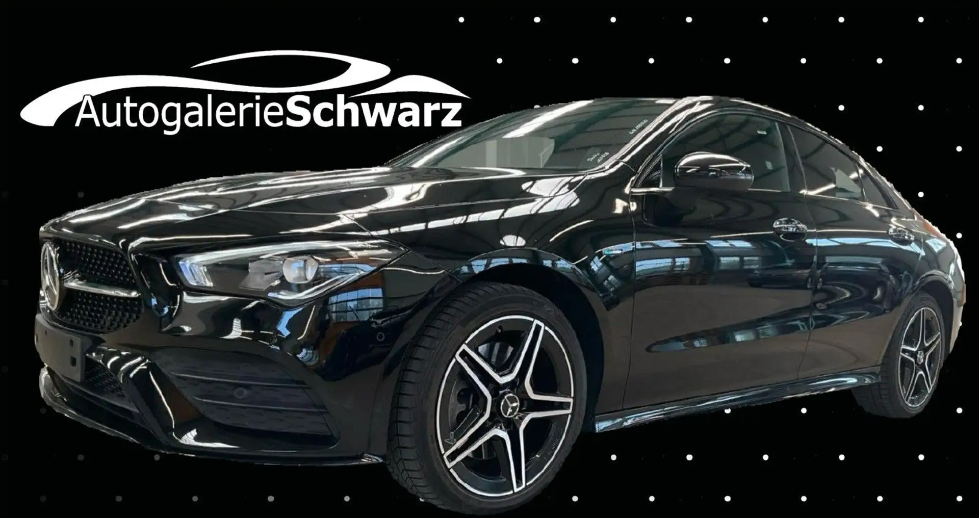 Mercedes-Benz CLA 250 e Coupé 8G AMG NIGHT LED NAV+CARPLY AMBTE Schwarz - 1