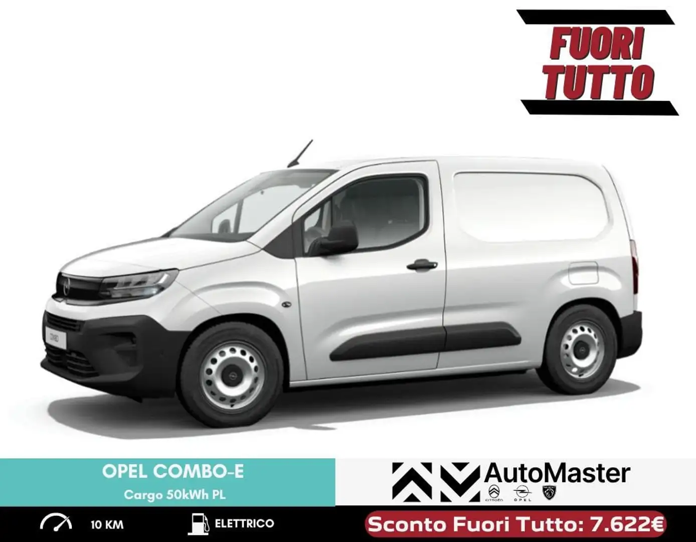 Opel Combo-e Combo-e Cargo 50kWh PL Bianco - 1