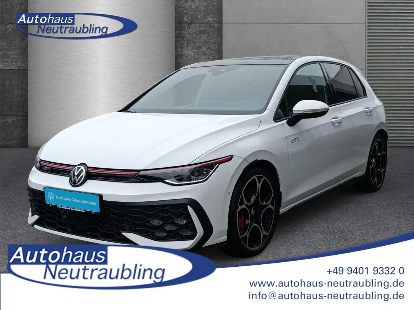 Volkswagen Golf 8 2.0 TSI "GTI" 245 PS DSG+NAVI+AREA VIEW+DCC+ACC Weiß - 1