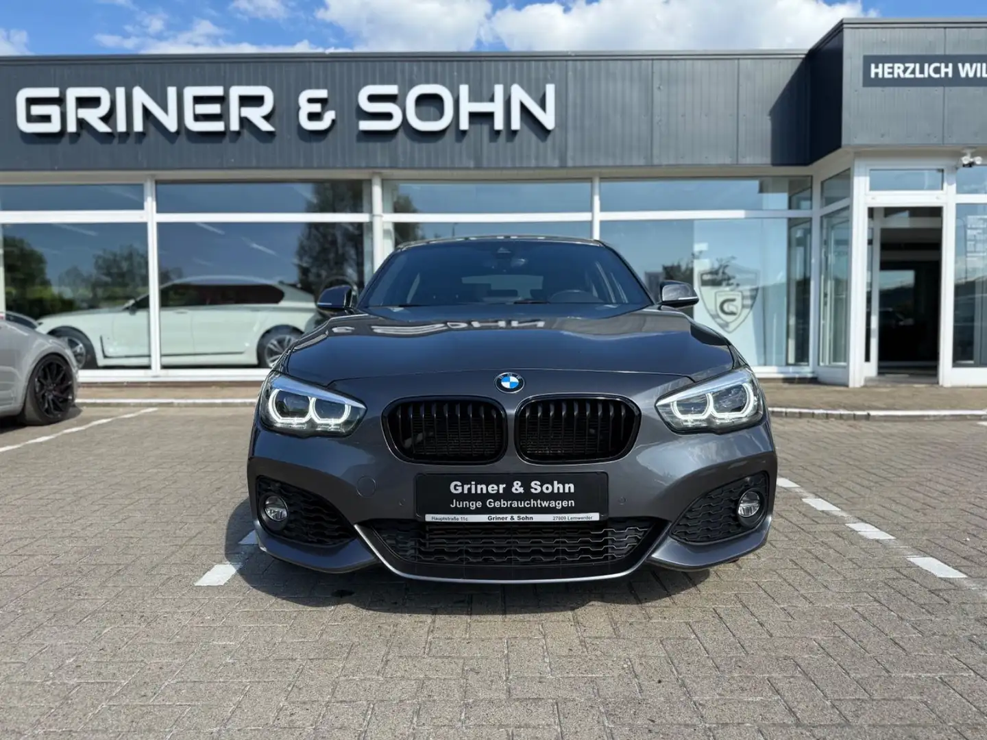 BMW 118 i M Sport Shadow,18-Zoll,R-Kam,LED,Alcantara. Grigio - 2