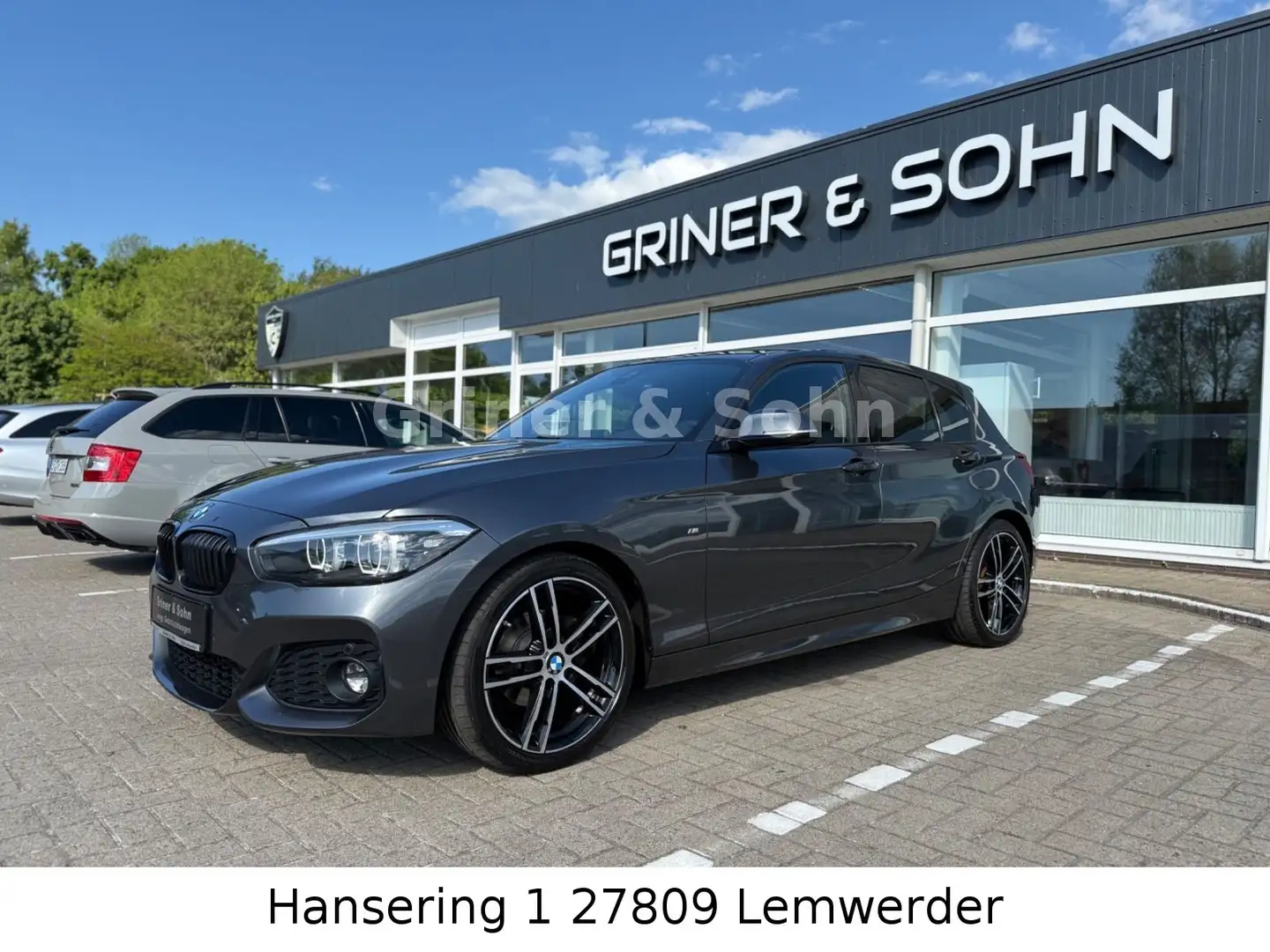 BMW 118 i M Sport Shadow,18-Zoll,R-Kam,LED,Alcantara. Grigio - 1