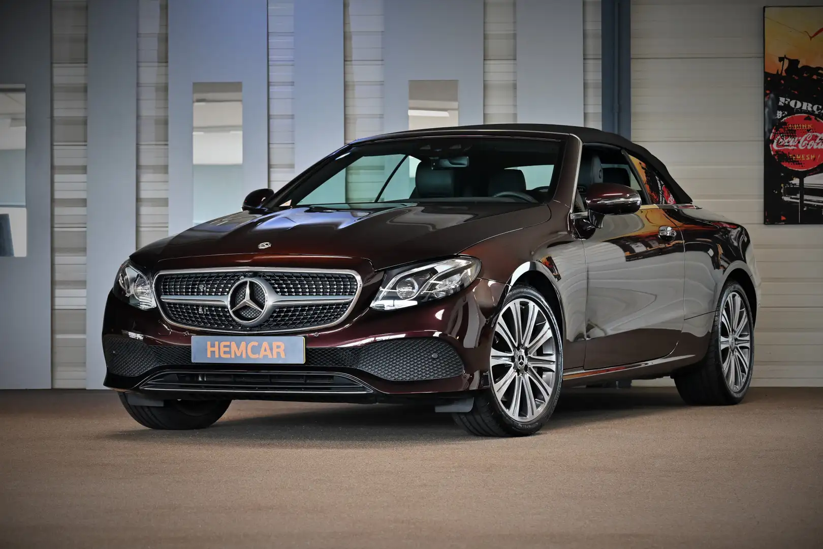 Mercedes-Benz E 300 Cabrio Premium Plus Paars - 2