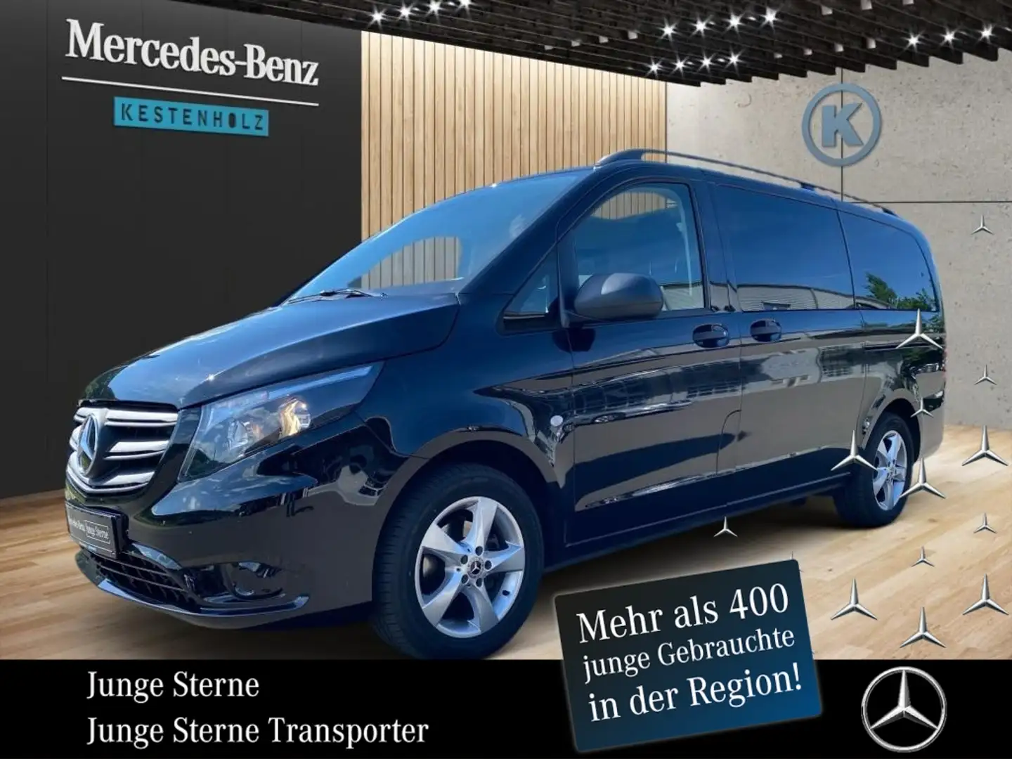 Mercedes-Benz Vito 116 CDI Tourer PRO Lang AHK*PANO*KAMERA Siyah - 1