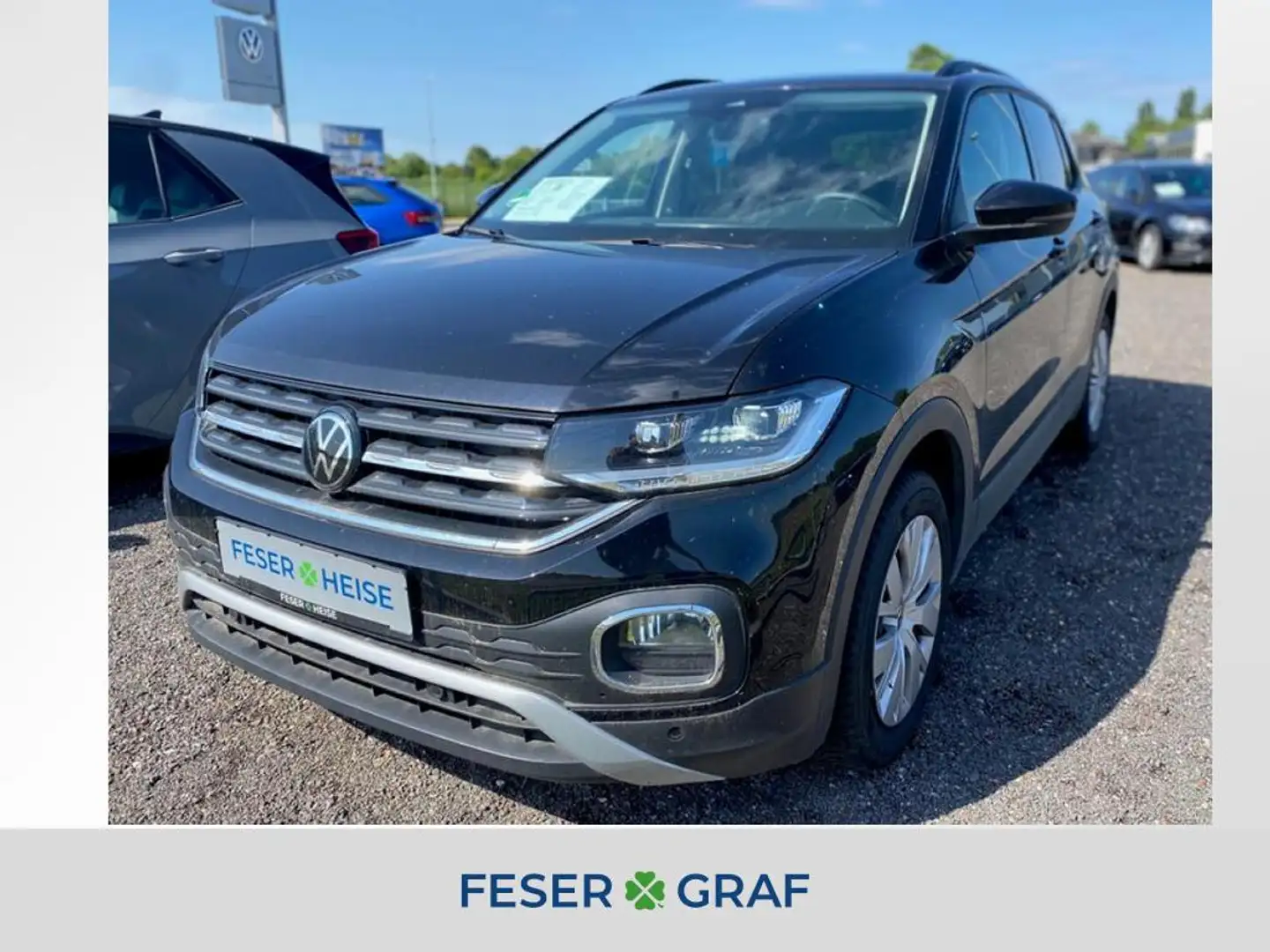 Volkswagen T-Cross MOVE 1.0 TSI LED*SHZ*AppConnect*NSW Schwarz - 1