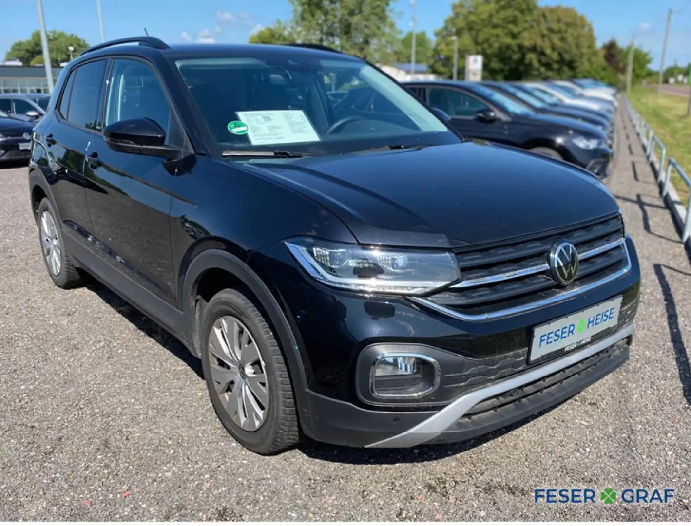 Volkswagen T-Cross MOVE 1.0 TSI LED*SHZ*AppConnect*NSW Schwarz - 2