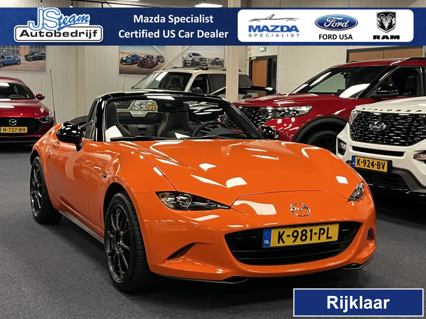 Mazda MX-5 ND Roadster 2.0 SkyActiv-G 184PK 30th Anniversary Orange - 1