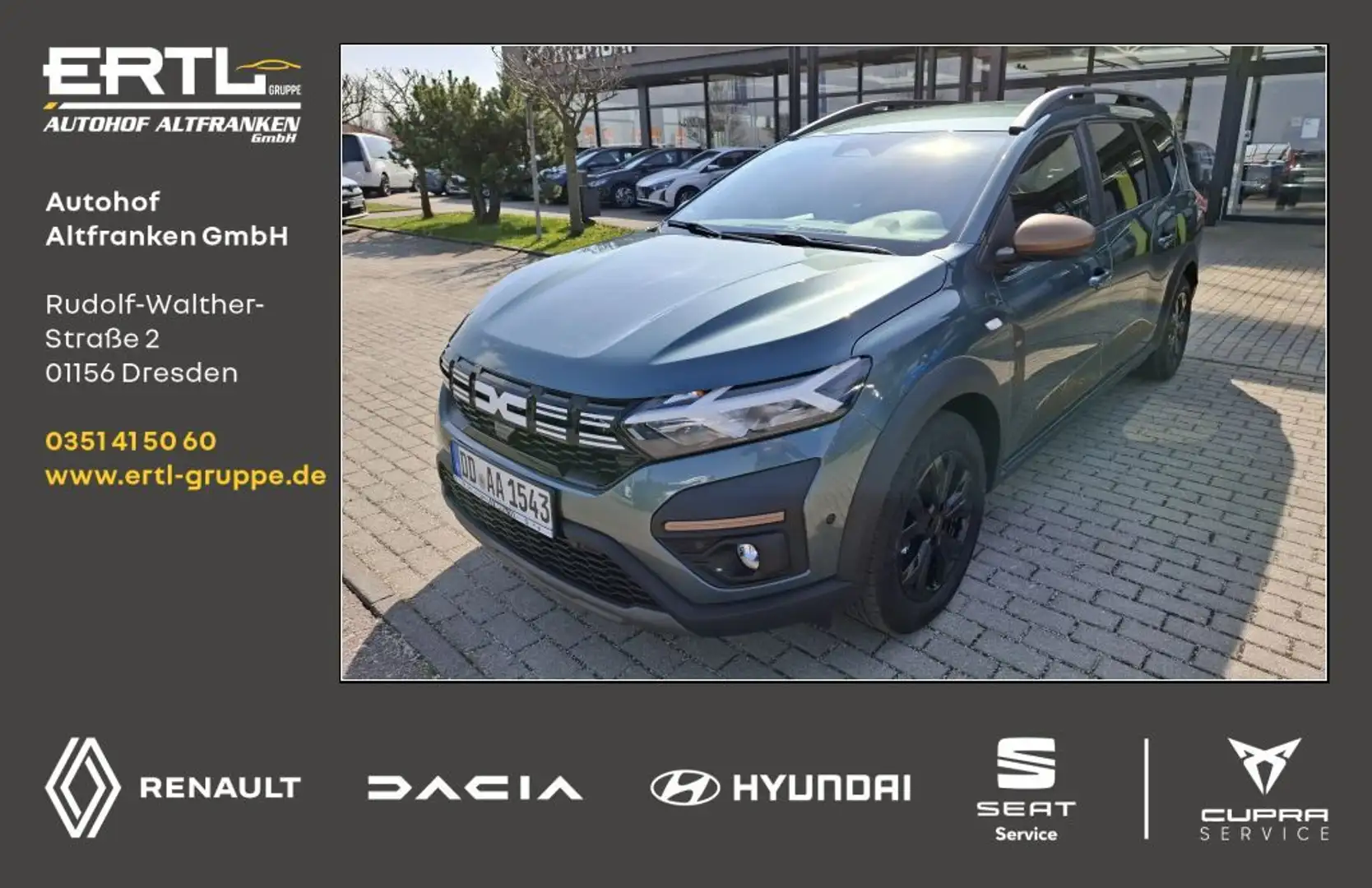 Dacia Jogger Hybrid 140 Extreme Grün - 1