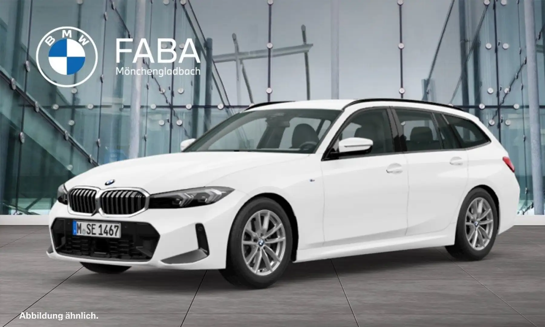 BMW 318 d Touring M Sportpaket Head-Up DAB LED RFK Weiß - 1