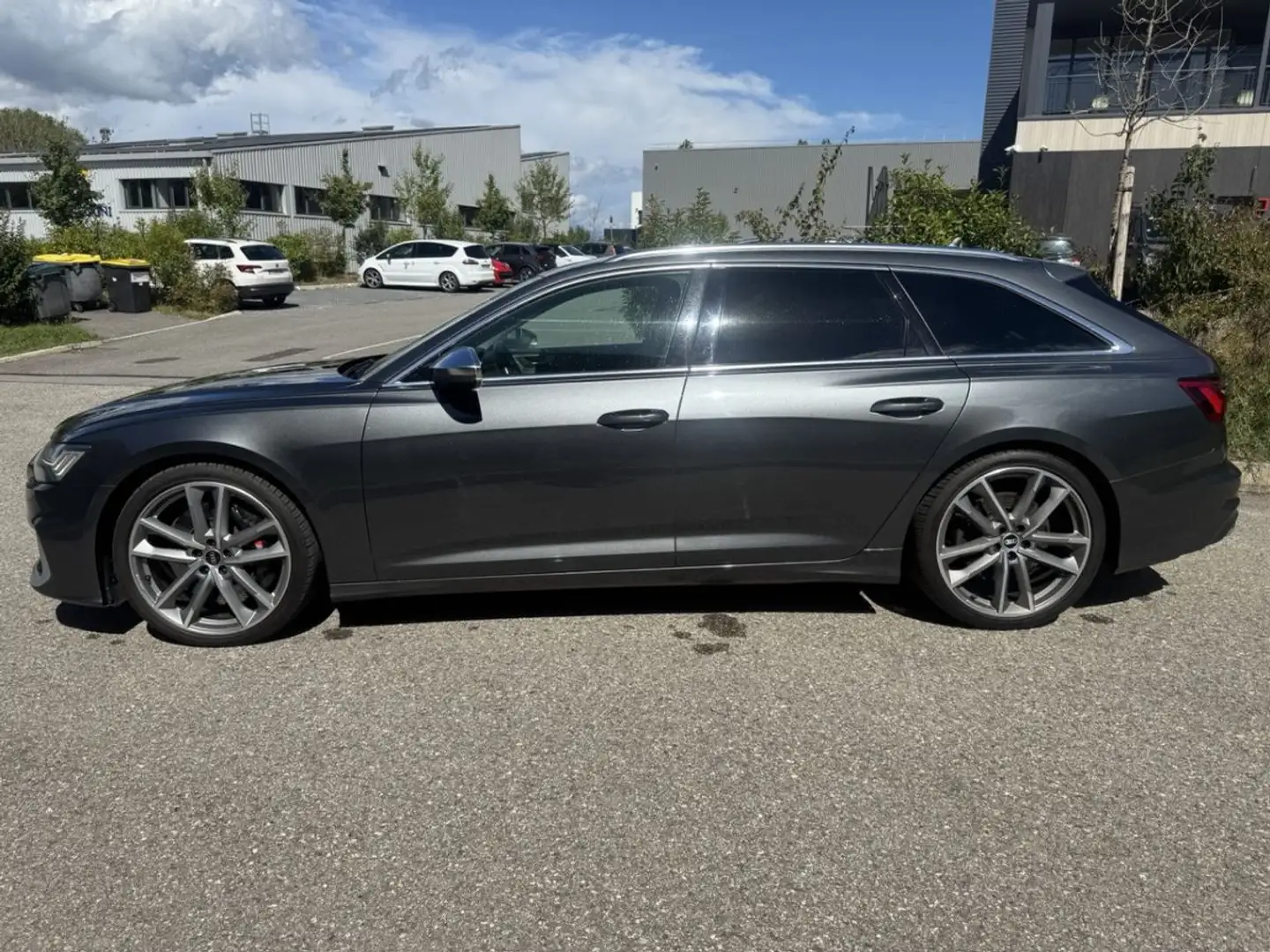 Audi S6 Audi S6 AVANT 3.0 TDI 349 MILD HYBRID QUATTRO TIPTRONIC TVA RÉCUPÉRABLE 1°MAIN SUIVIE 100% AUDI CT VIERGE B&O 3D MATRIX H Gris - 2