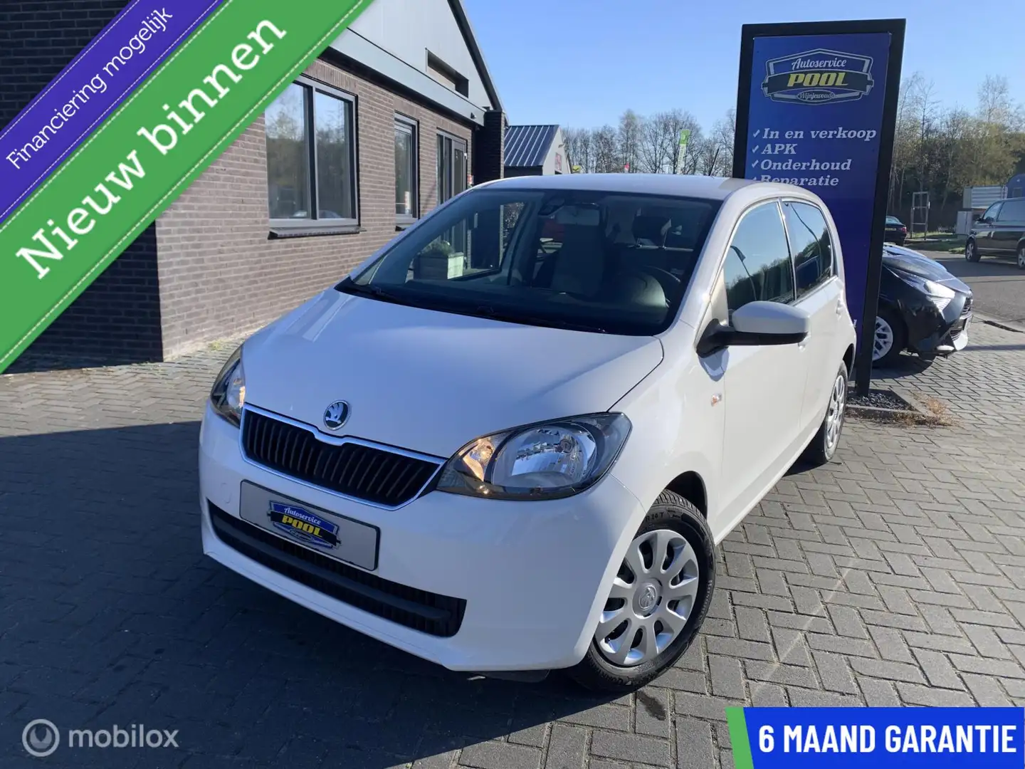 Skoda Citigo 1.0 Greentech Active A/C|Park.sensor | IsoFix Blanc - 1