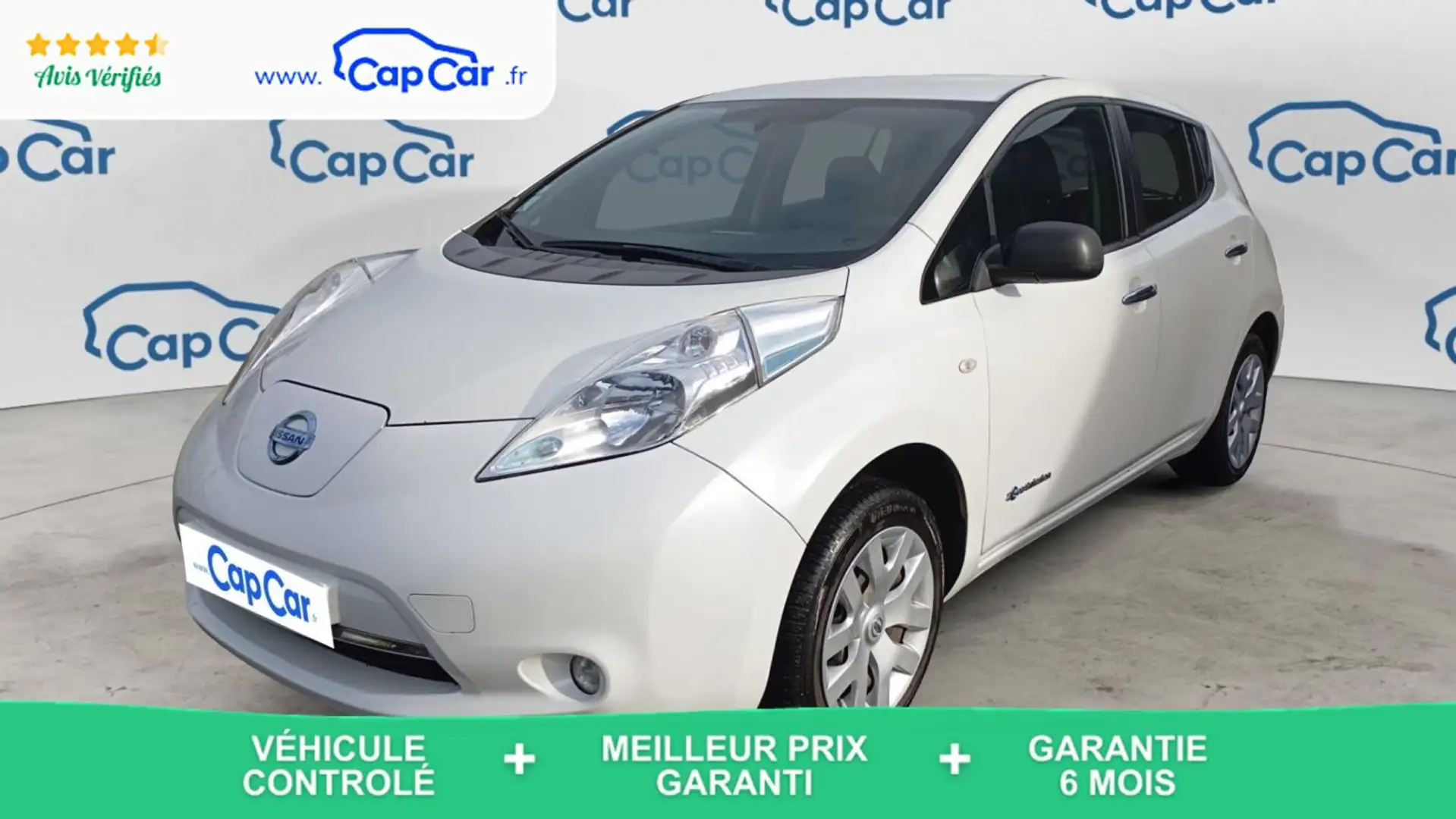 Nissan Leaf 109 24kWh Visia - Automatique Blanc - 1