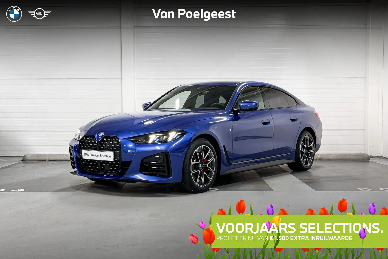 BMW 420 4 Serie Gran Coupé 420i | M-Sport Pro | Adaptive L Blauw - 1