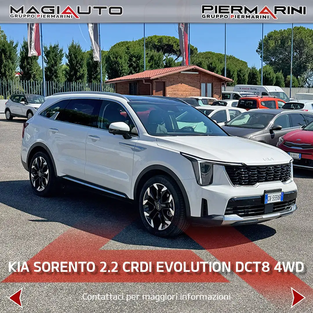 Kia Sorento Sorento 2.2 CRDi DCT8 4WD Evolution Bianco - 1