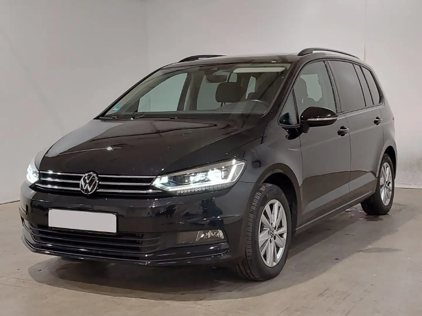 Volkswagen Touran TSI 7-Sitzer PANO AHK StandHzg. Keyless 8-fach ACC Negro - 1