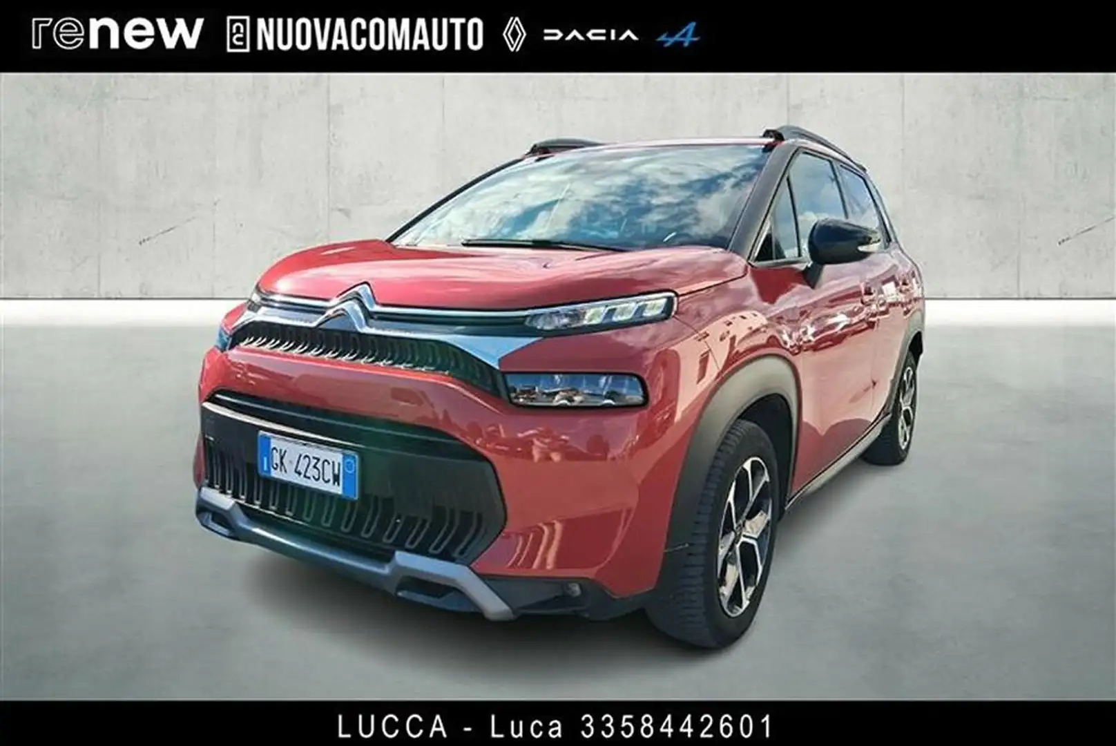 Citroen C3 Aircross 1.2 puretech Shine s&s 110cv Rosso - 1