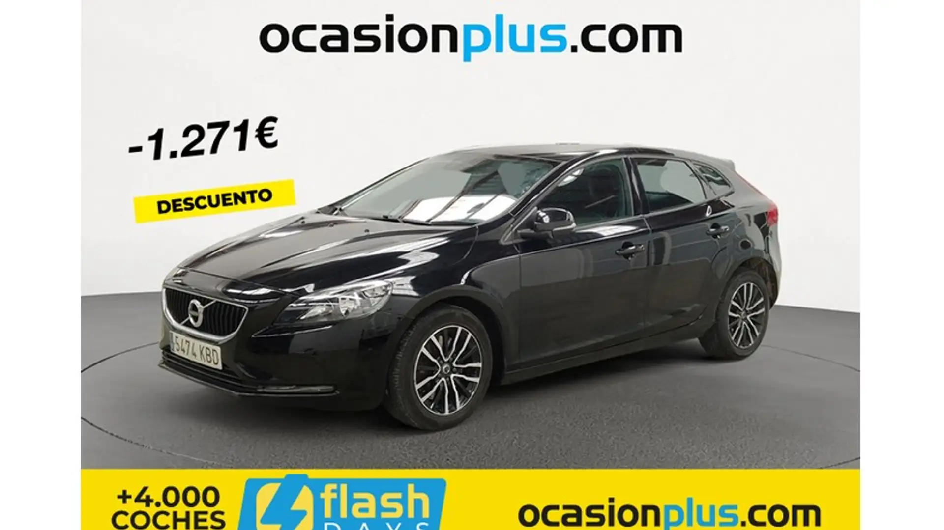 Volvo V40 D3 Momentum 150 Noir - 1