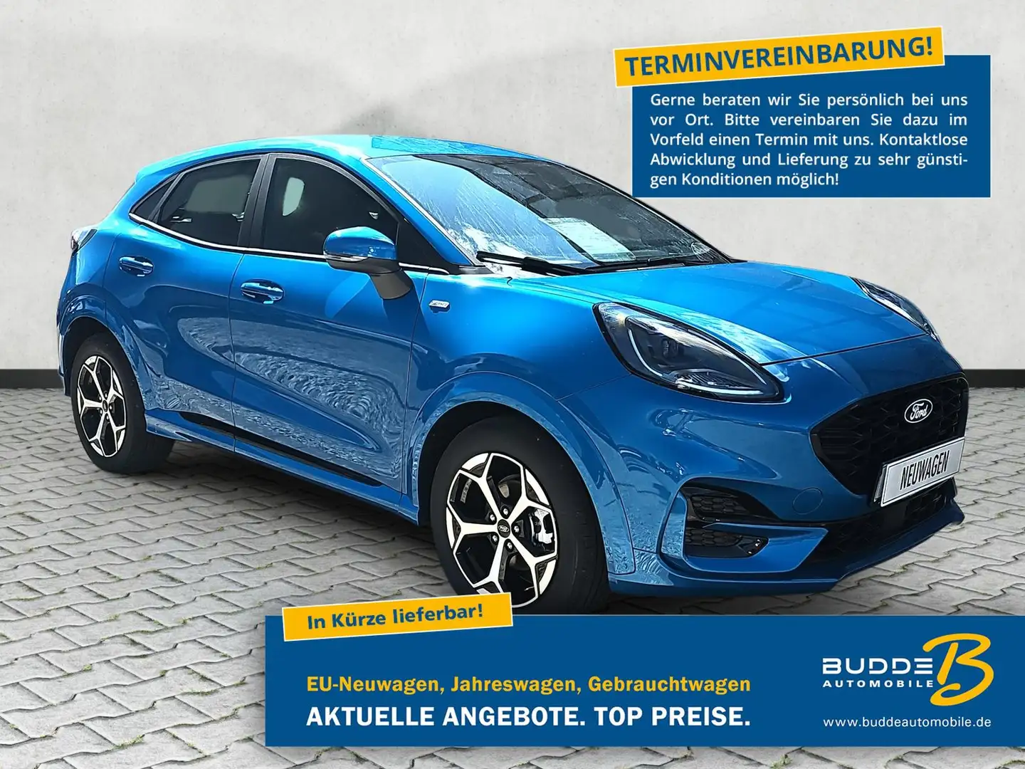 Ford Puma 1.0 EB Hybrid 7G-Autom. ST-Line nMod / Temp Azul - 1