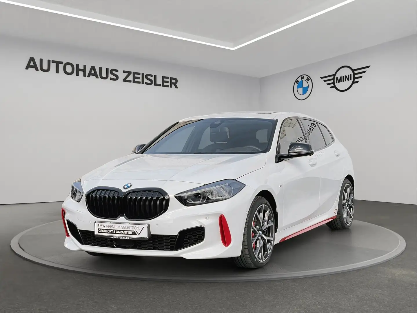 BMW 128 ti Head-Up PanoDach Lenkradheizung el.Sitze Weiß - 1
