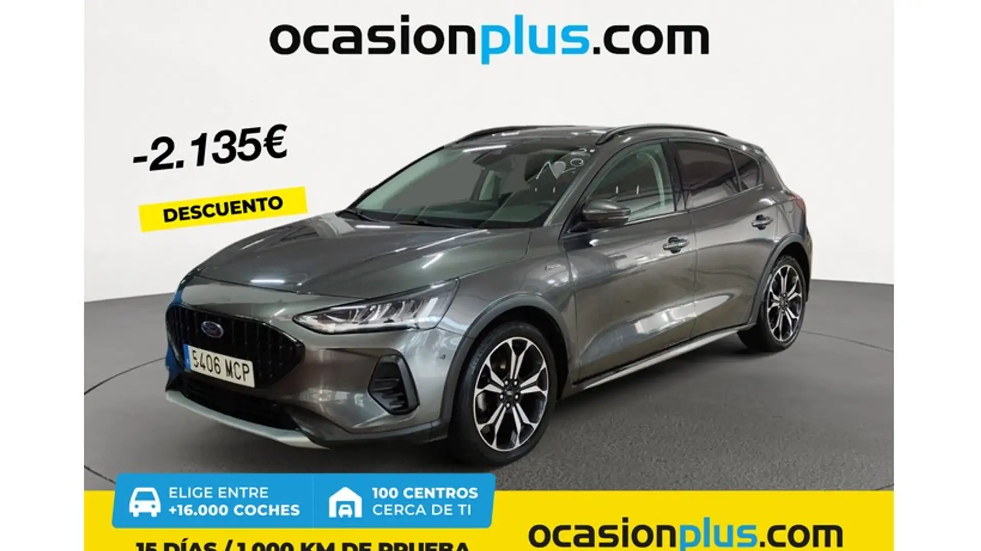 Ford Focus 1.0 Ecoboost MHEV Active 155 Gris - 1
